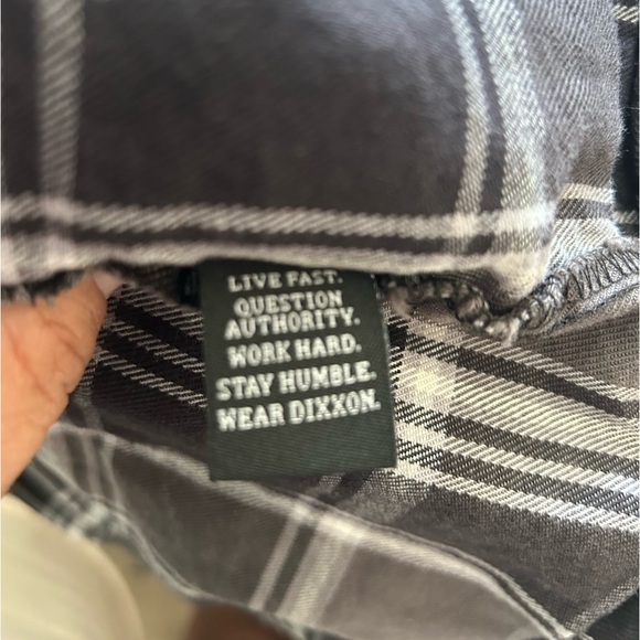 Dixxon The Lineman Fire Resistant Flannel in Black/Grey Plaid Size 2X - Picture 6 of 8
